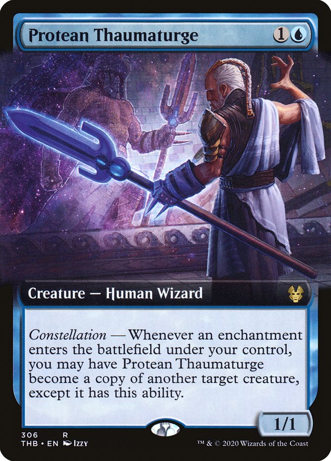 Protean Thaumaturge (Extended Art) [Theros Beyond Death] [Foil]