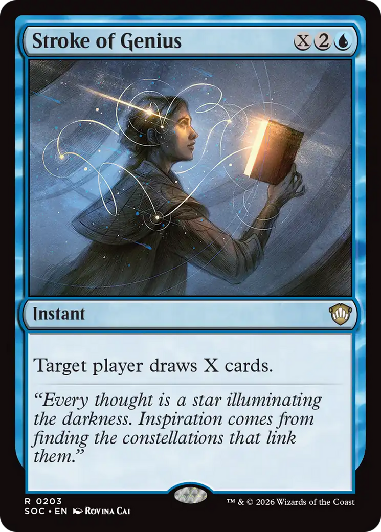 Stroke of Genius [Secrets of Strixhaven Commander] [Foil]
