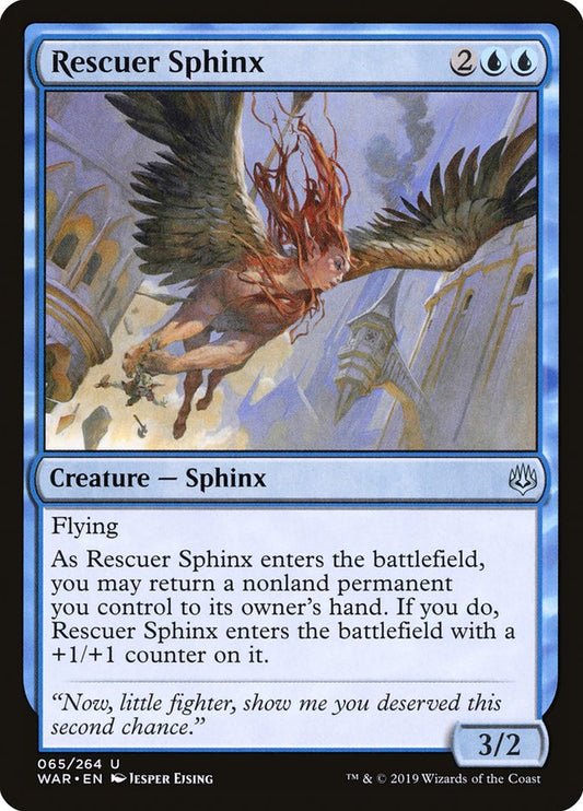 Rescuer Sphinx [War of the Spark] [Foil]