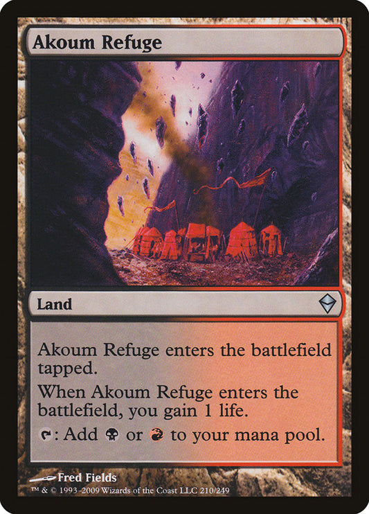 Akoum Refuge [Zendikar] [Foil]