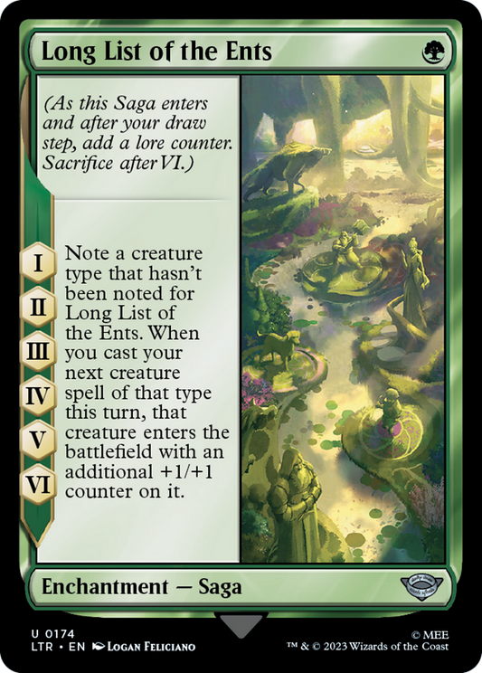 Long List of the Ents [The Lord of the Rings: Tales of Middle-Earth] [Foil]