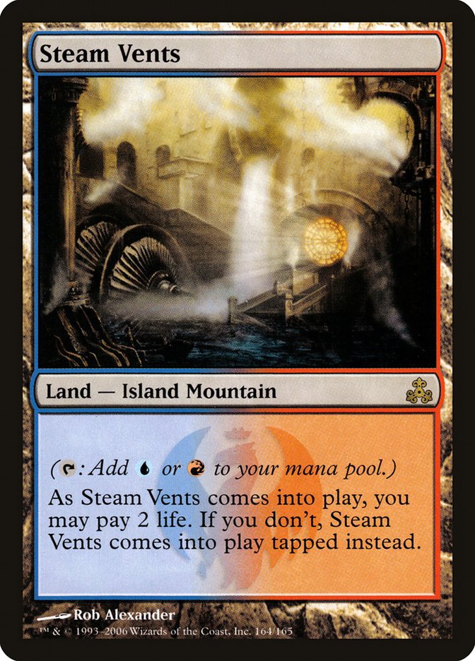 Steam Vents [Guildpact] [Foil]