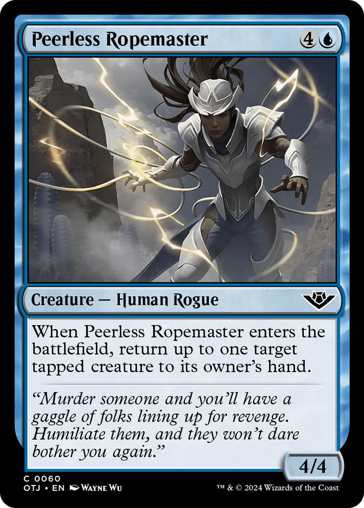 Peerless Ropemaster [Outlaws of Thunder Junction] [Foil]