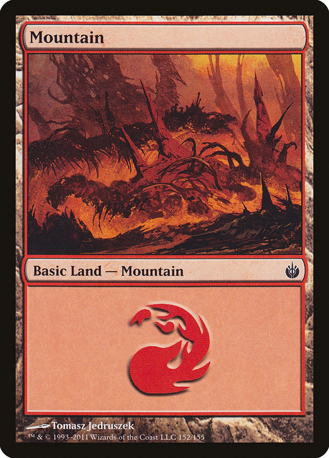 Mountain (152) [Mirrodin Besieged] [Foil]