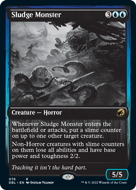 Sludge Monster [Innistrad: Double Feature] [Foil]