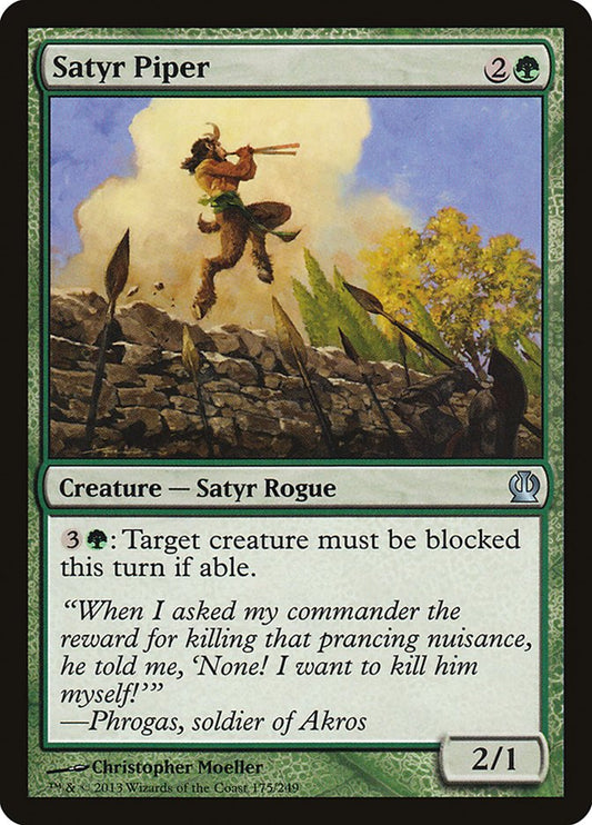 Satyr Piper [Theros] [Foil]