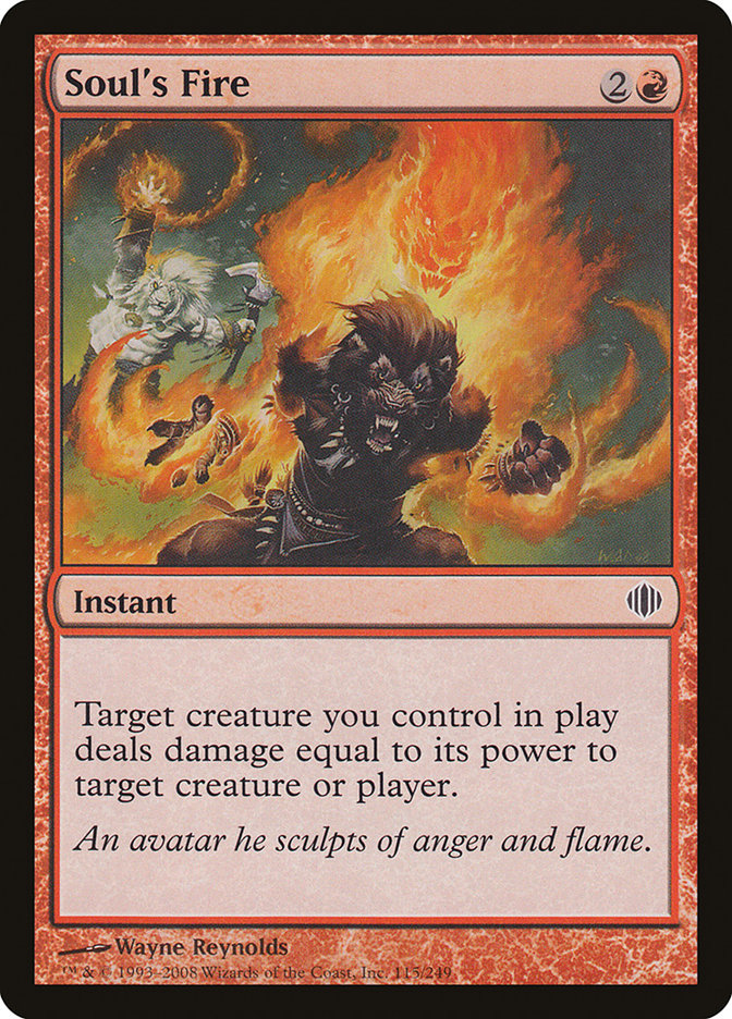 Soul's Fire [Shards of Alara] [Foil]