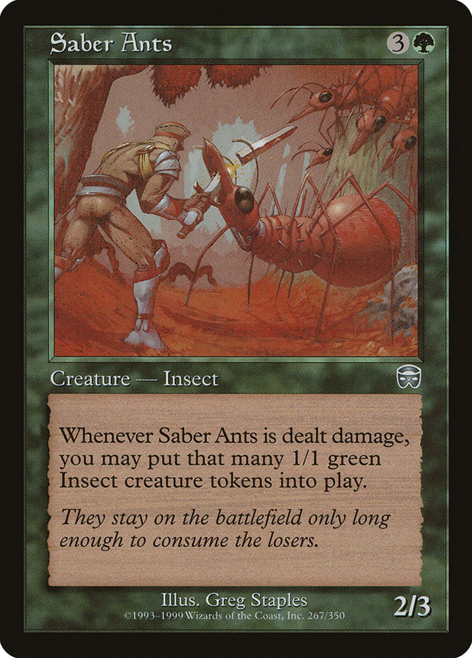 Saber Ants [Mercadian Masques] [Foil]