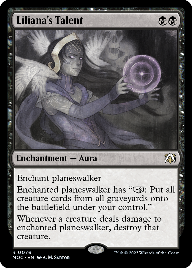 Liliana's Talent [March of the Machine Commander] [Foil]