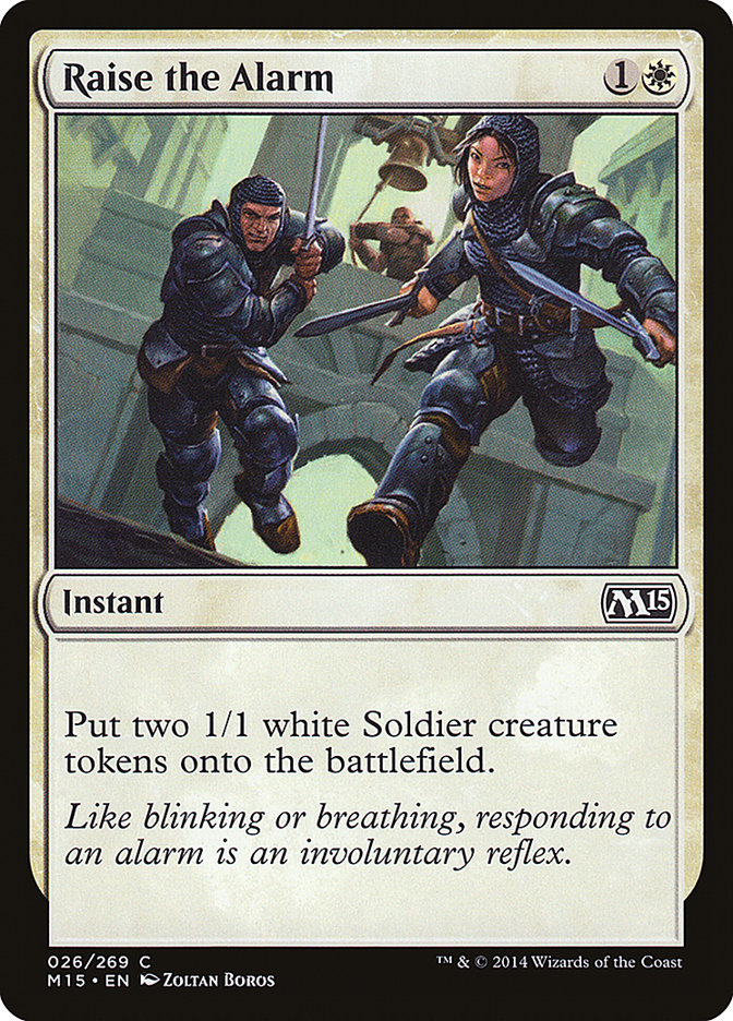 Raise the Alarm [Core Set 2015] [Foil]