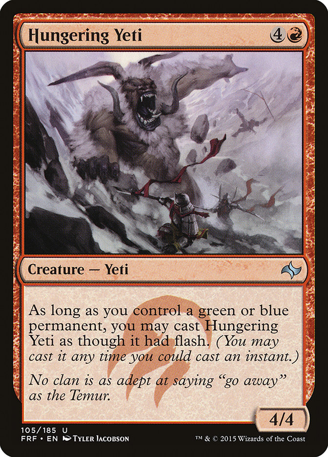 Hungering Yeti [Fate Reforged] [Foil]