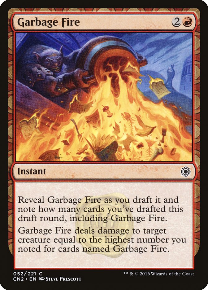 Garbage Fire [Conspiracy: Take the Crown] [Foil]