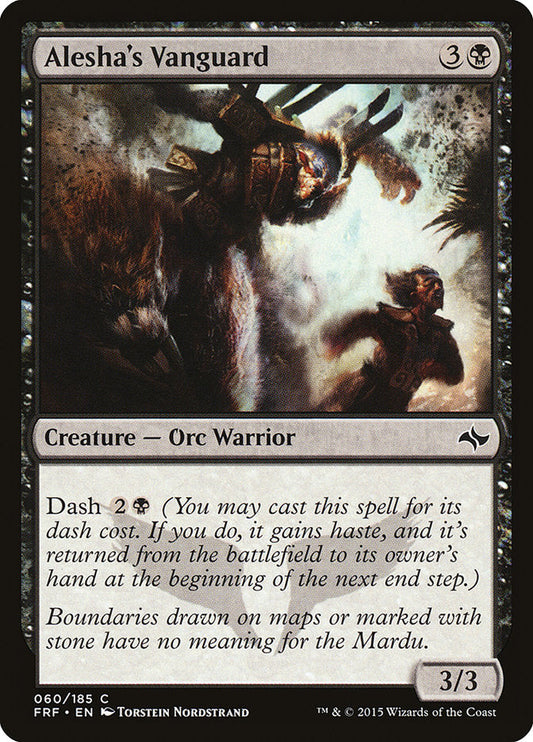 Alesha's Vanguard [Fate Reforged] [Foil]