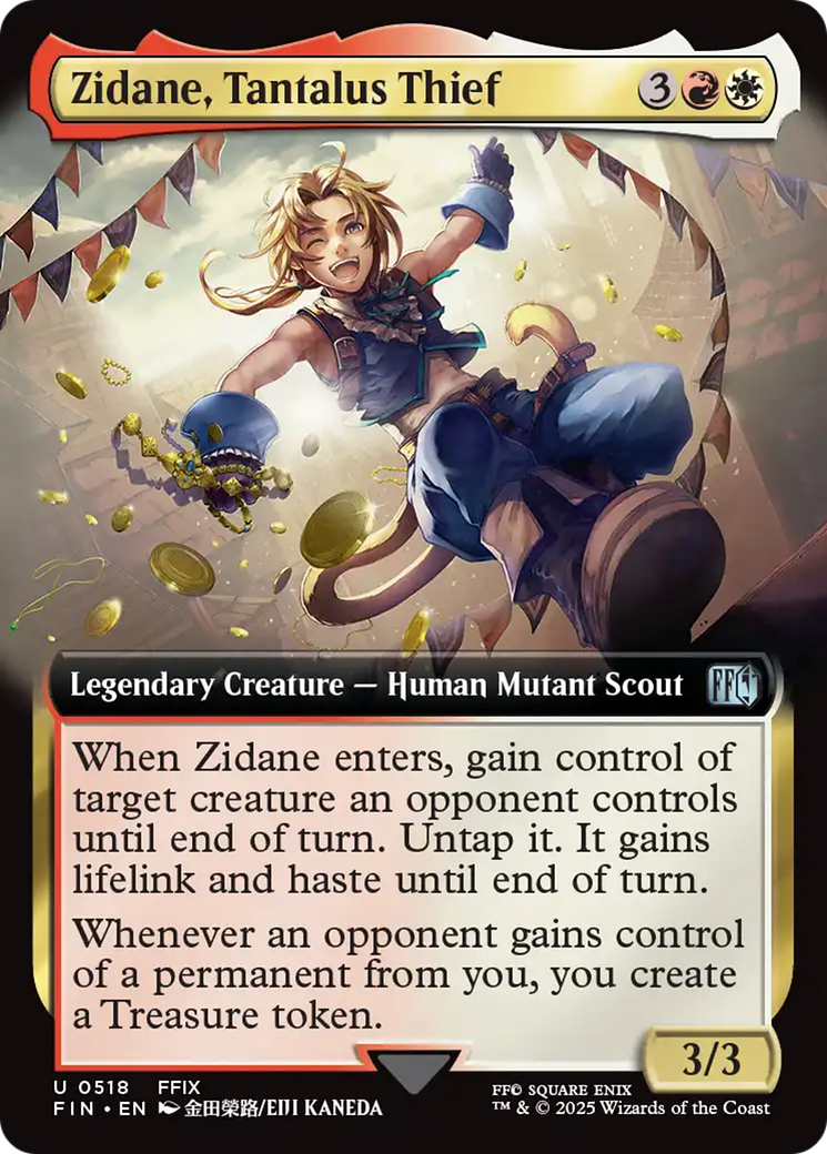Zidane, Tantalus Thief (Extended Art) [FINAL FANTASY] [Foil]