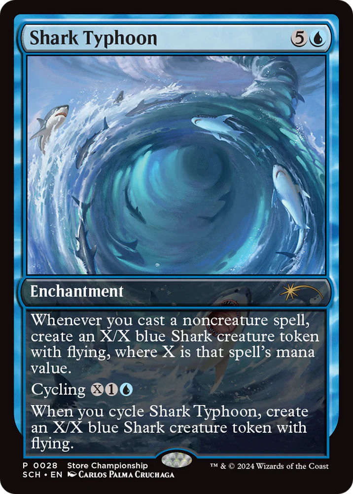 Shark Typhoon (Store Championship Top 8) [Bloomburrow Promos]