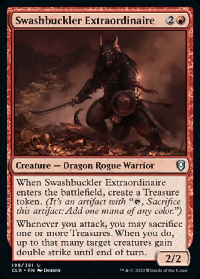 Swashbuckler Extraordinaire [Commander Legends: Battle for Baldur's Gate] [Foil]