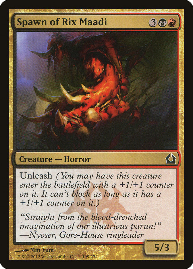 Spawn of Rix Maadi [Return to Ravnica] [Foil]