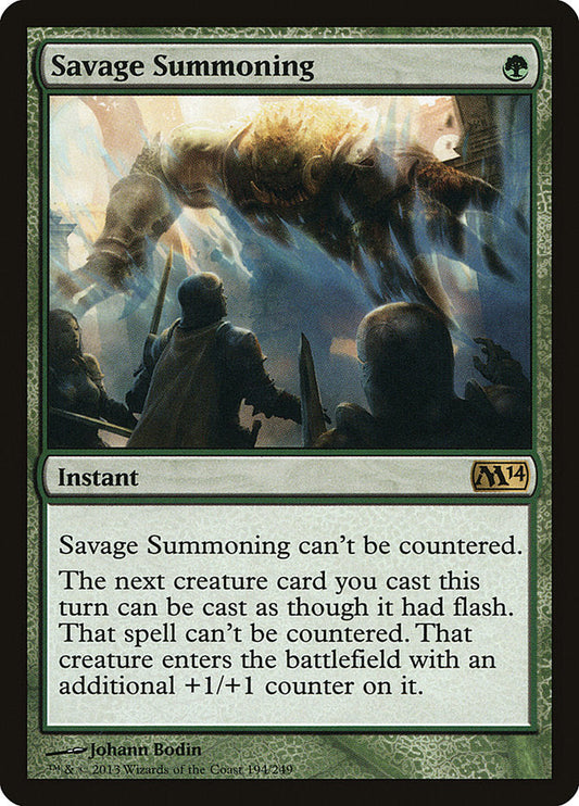 Savage Summoning [Core Set 2014]