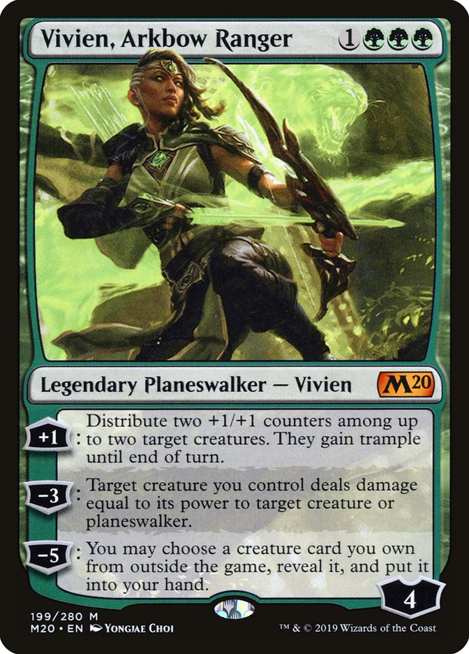 Vivien, Arkbow Ranger [Core Set 2020] [Foil]