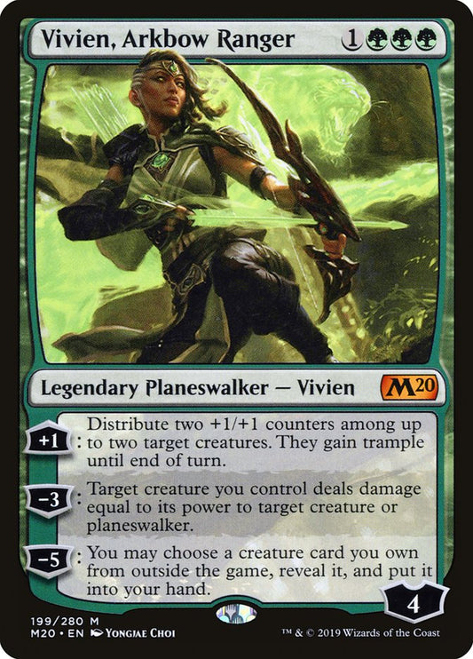 Vivien, Arkbow Ranger [Core Set 2020] [Foil]