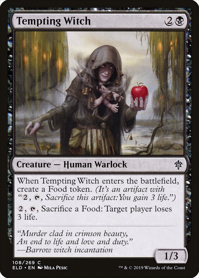 Tempting Witch [Throne of Eldraine] [Foil]
