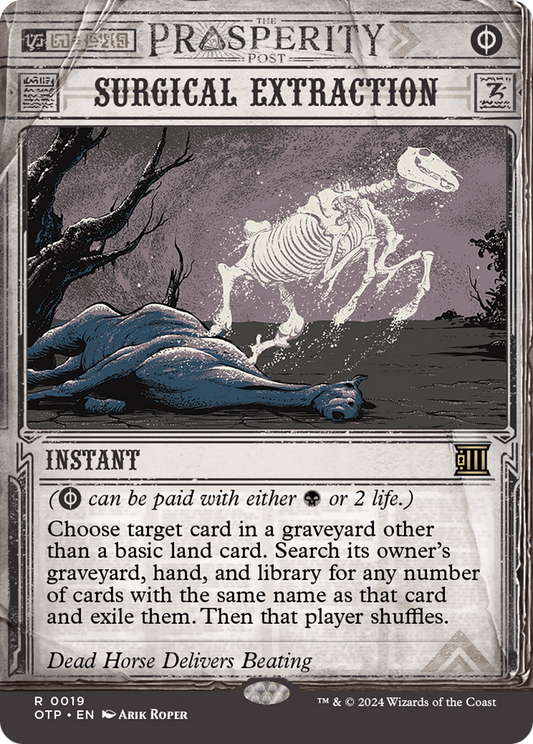 Surgical Extraction [Outlaws of Thunder Junction: Breaking News] [Foil]