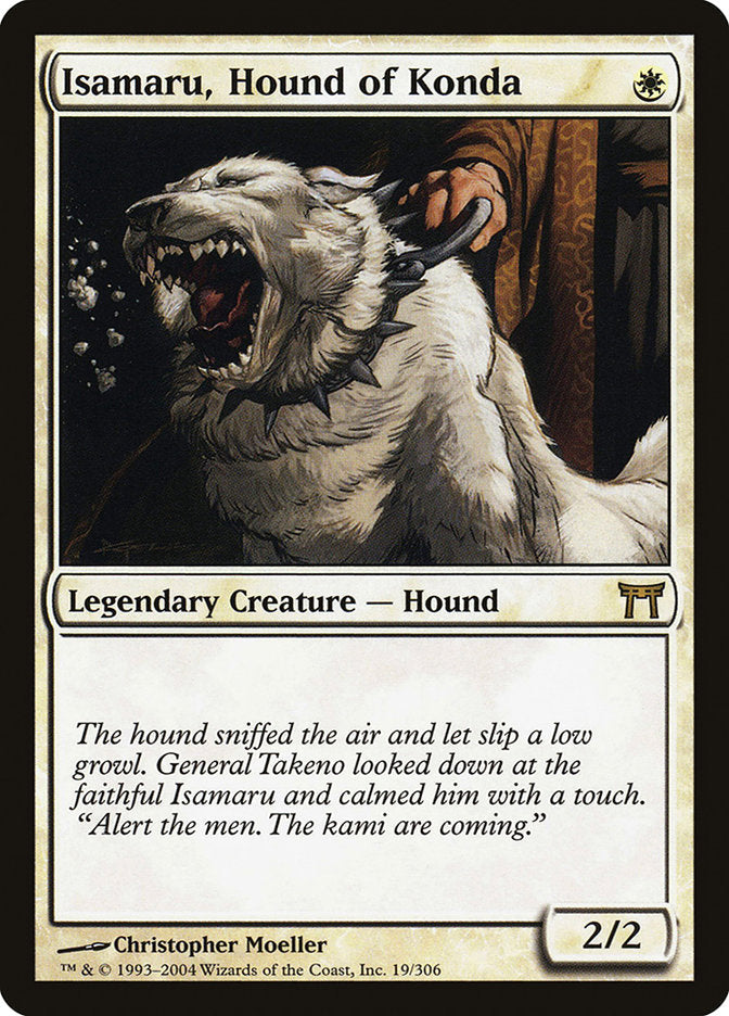 Isamaru, Hound of Konda [Champions of Kamigawa] [Foil]