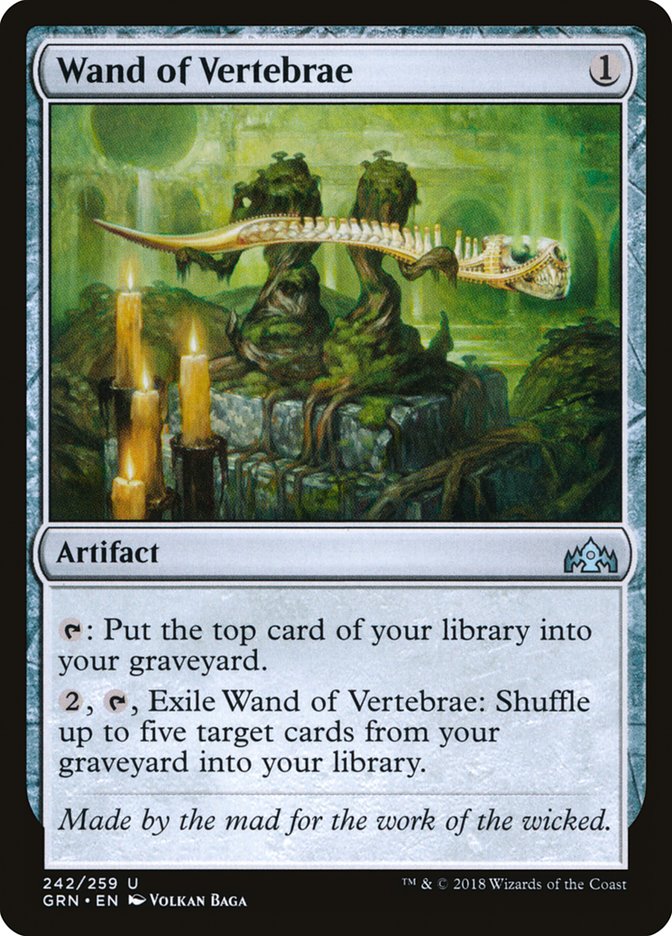 Wand of Vertebrae [Guilds of Ravnica] [Foil]