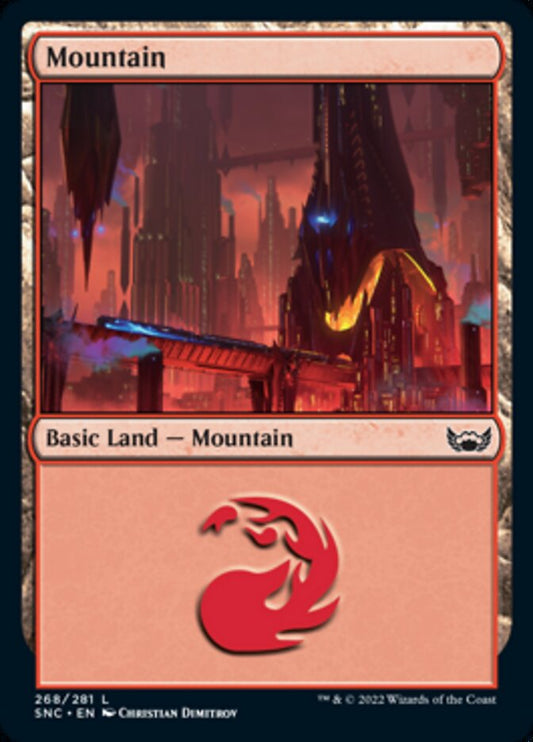 Mountain (268) [Streets of New Capenna] [Foil]