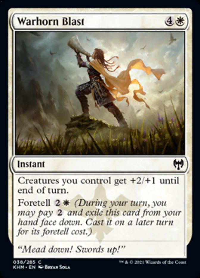 Warhorn Blast [Kaldheim] [Foil]