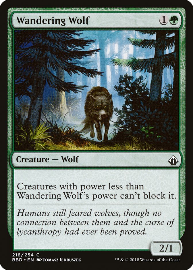 Wandering Wolf [Battlebond] [Foil]