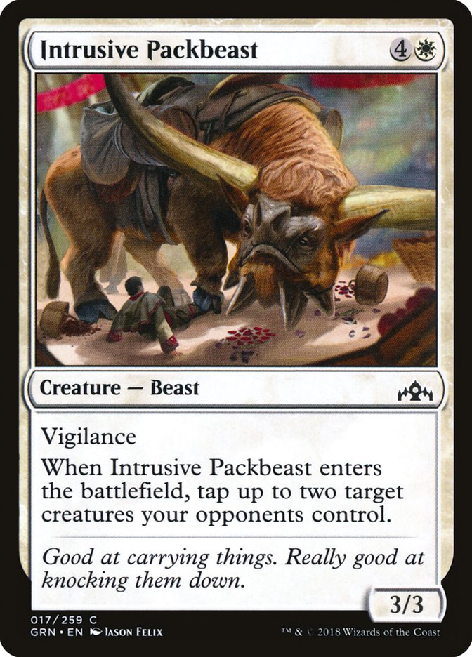 Intrusive Packbeast [Guilds of Ravnica] [Foil]