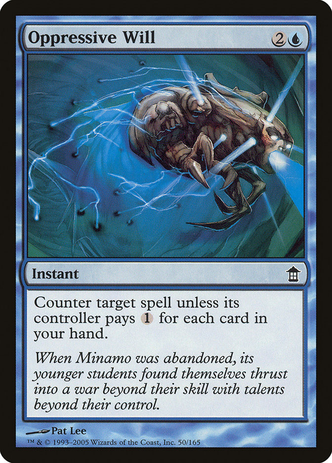 Oppressive Will [Saviors of Kamigawa] [Foil]