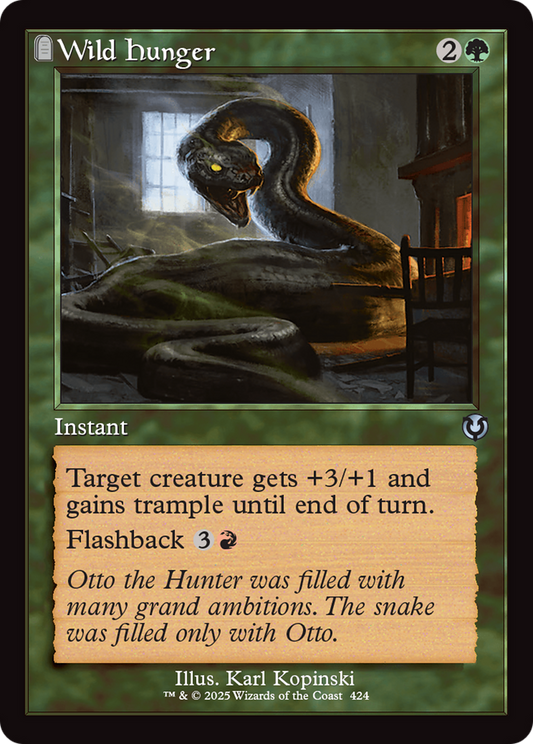 Wild Hunger (Retro Frame) [Innistrad Remastered] [Foil]