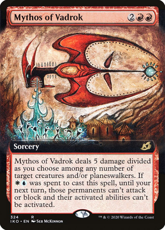 Mythos of Vadrok (Extended Art) [Ikoria: Lair of Behemoths] [Foil]