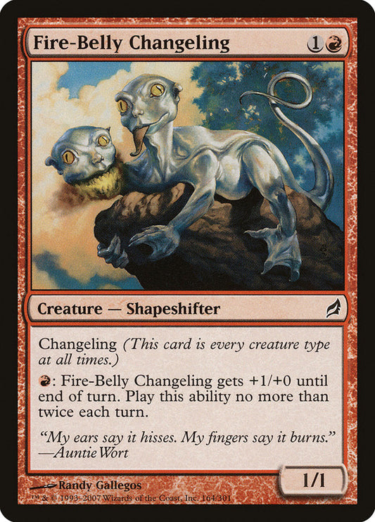Fire-Belly Changeling [Lorwyn] [Foil]