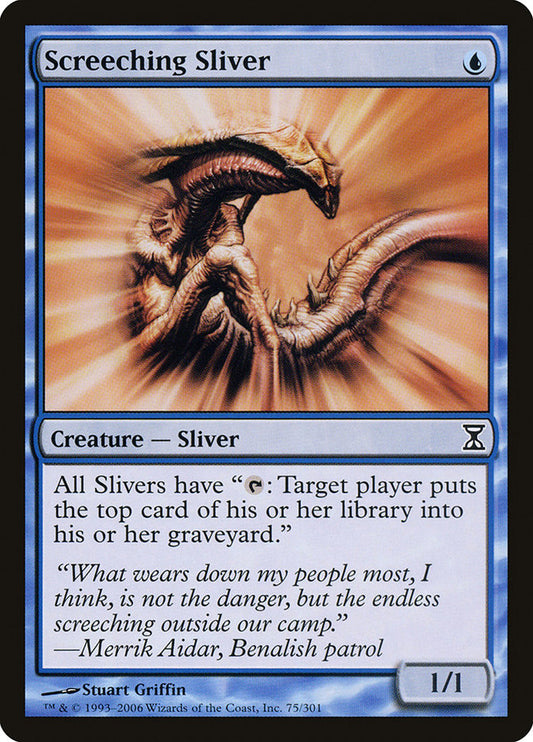 Screeching Sliver [Time Spiral] [Foil]