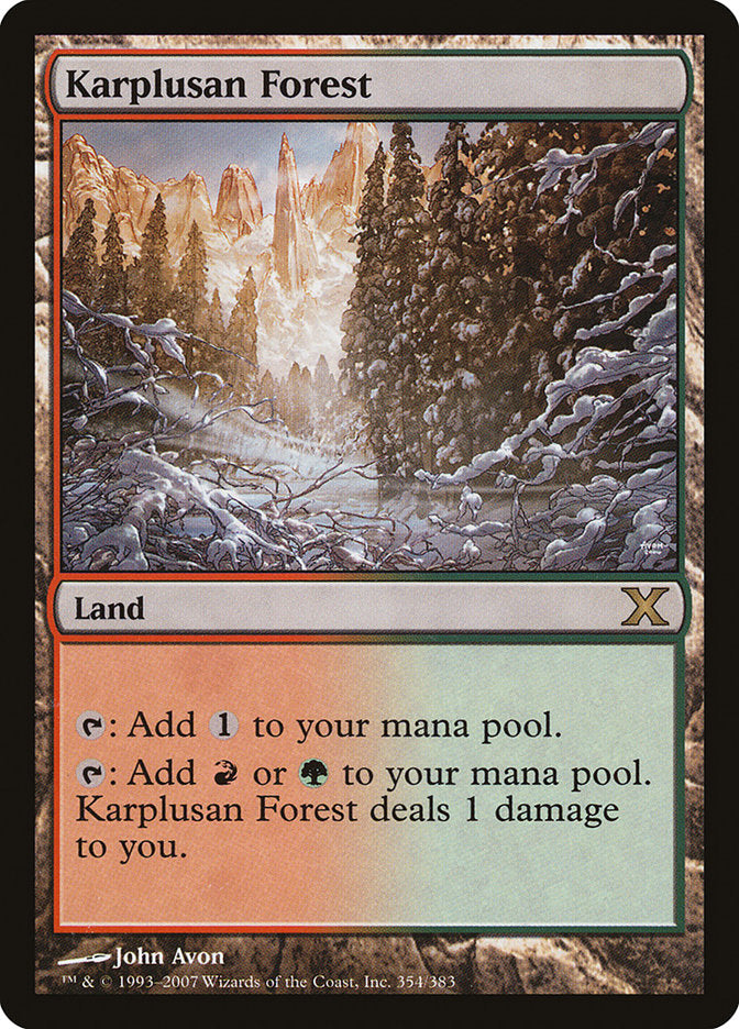 Karplusan Forest [Tenth Edition] [Foil]