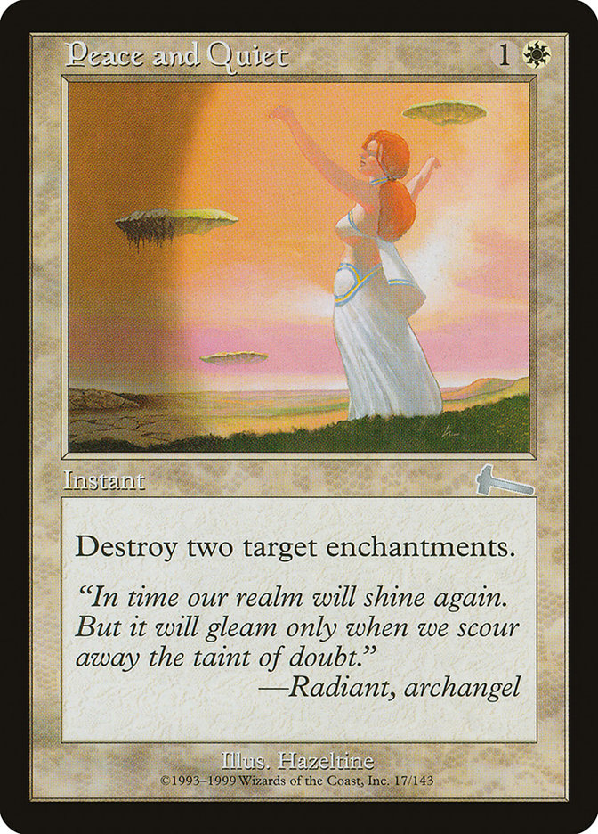 Peace and Quiet [Urza's Legacy] [Foil]
