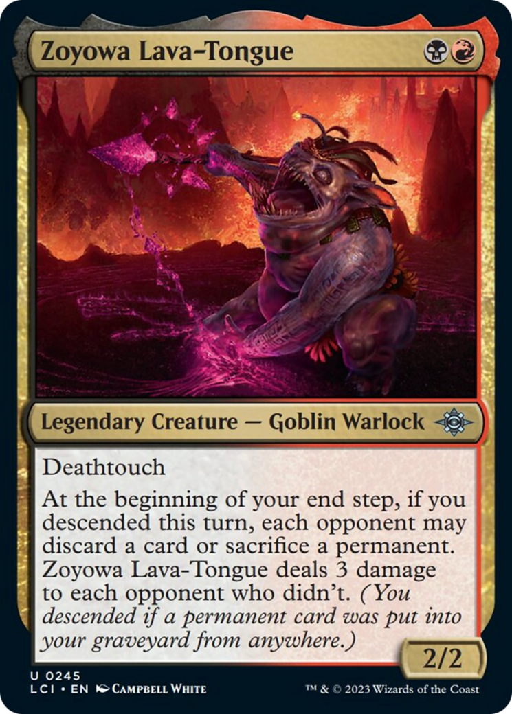 Zoyowa Lava-Tongue [The Lost Caverns of Ixalan] [Foil]