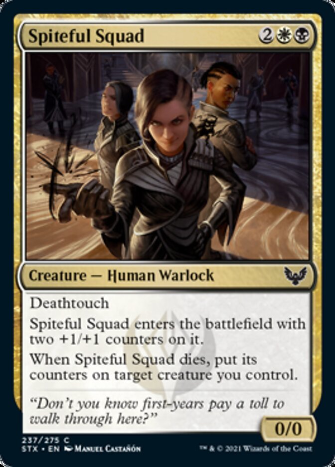 Spiteful Squad [Strixhaven: School of Mages] [Foil]