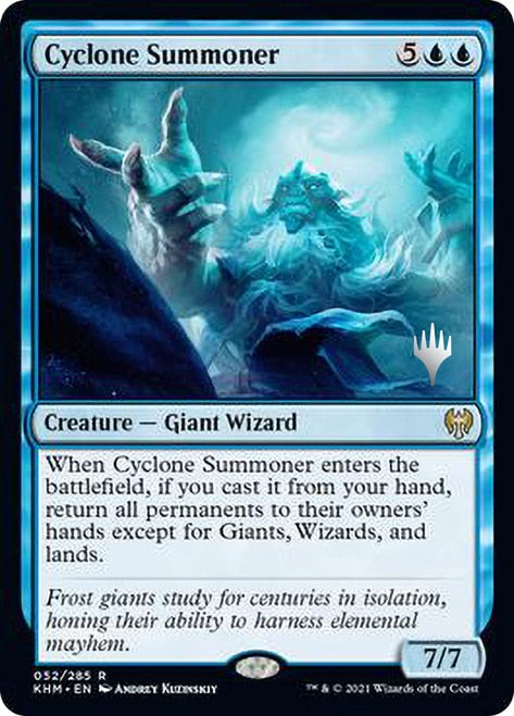 Cyclone Summoner (Promo Pack) [Kaldheim Promos] [Foil]