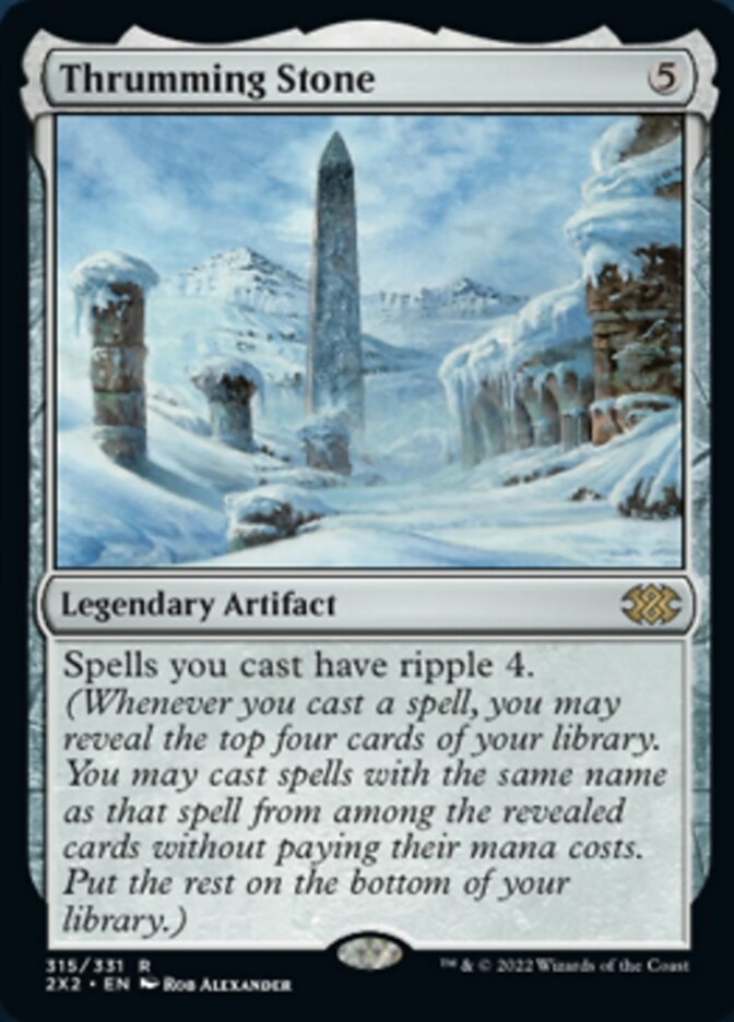Thrumming Stone [Double Masters 2022] [Foil]