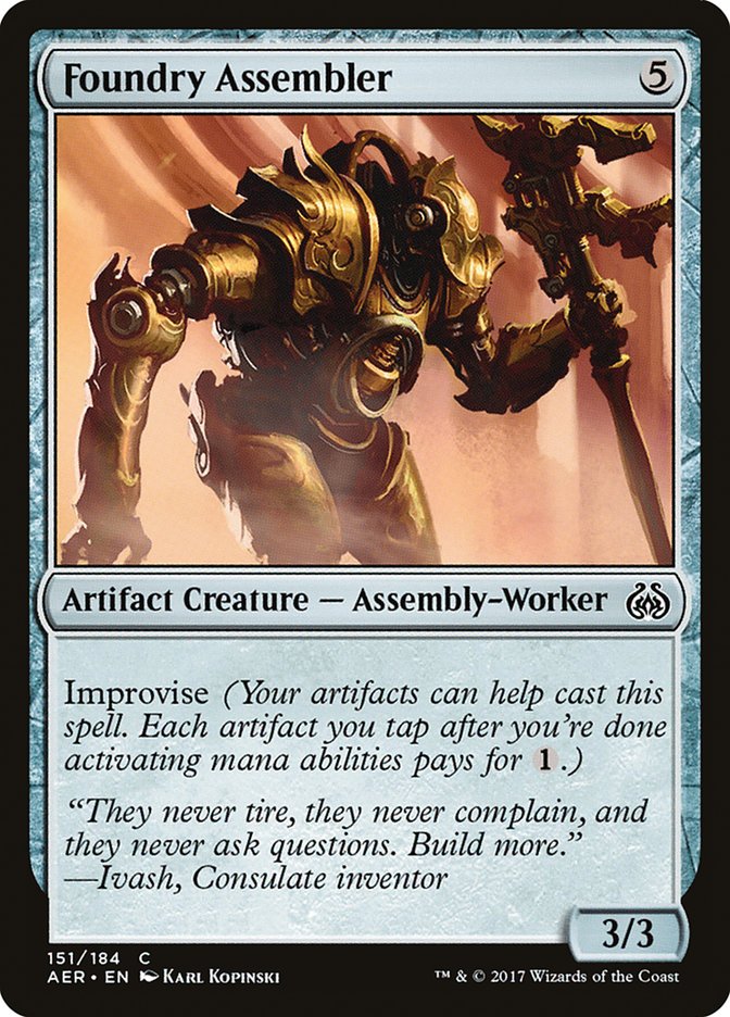 Foundry Assembler [Aether Revolt] [Foil]