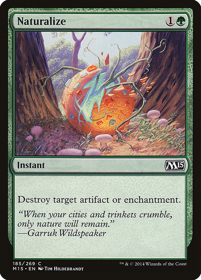 Naturalize [Core Set 2015] [Foil]