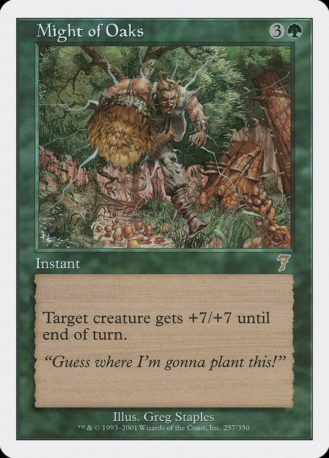 Might of Oaks [Seventh Edition] [Foil]