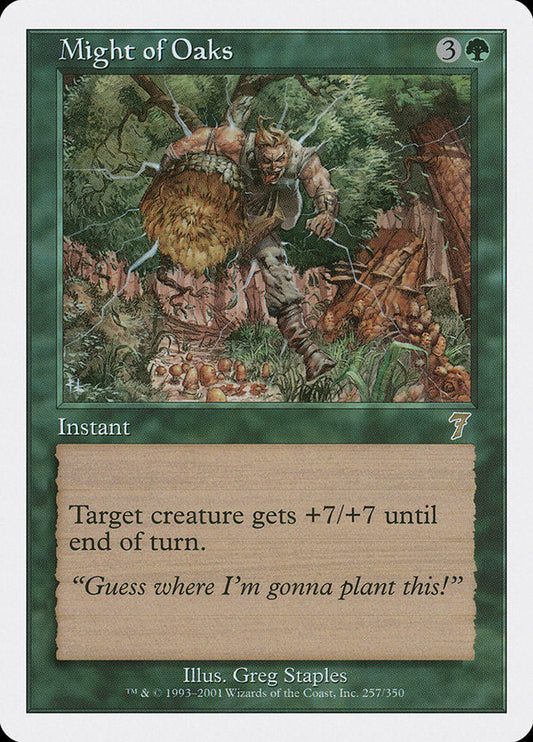 Might of Oaks [Seventh Edition] [Foil]