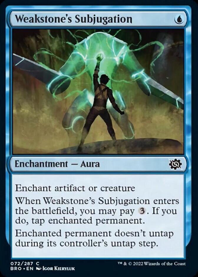 Weakstone's Subjugation [The Brothers' War] [Foil]