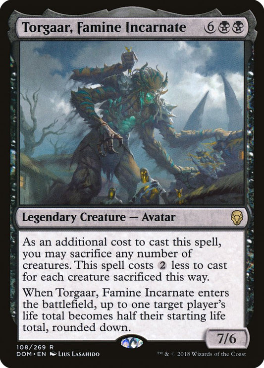 Torgaar, Famine Incarnate [Dominaria] [Foil]