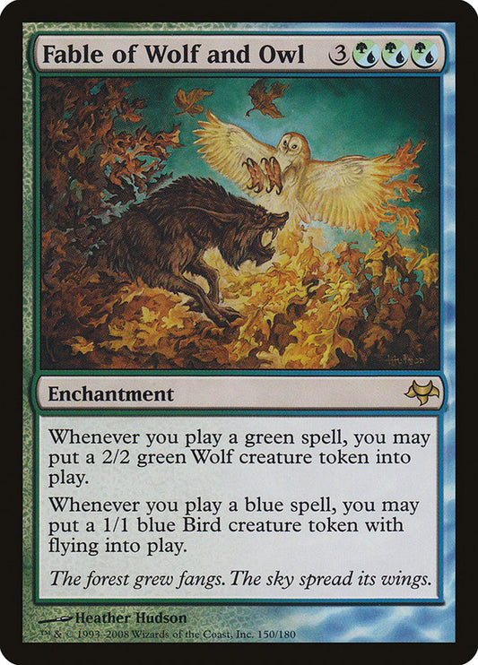 Fable of Wolf and Owl [Eventide] [Foil]